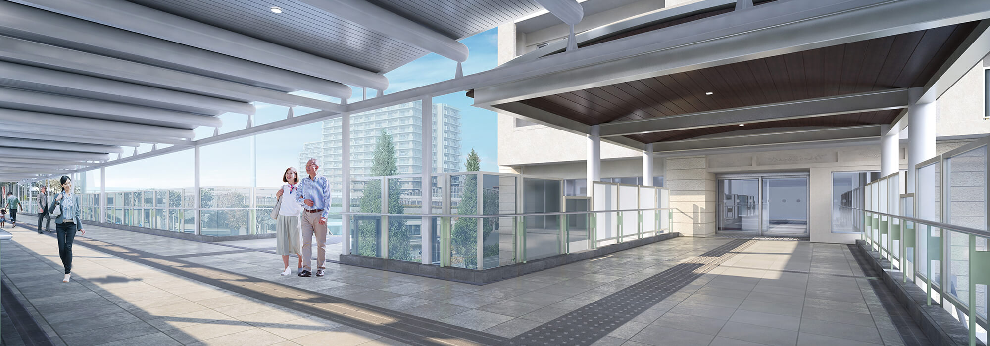 駅と、都心に、つながる毎日。